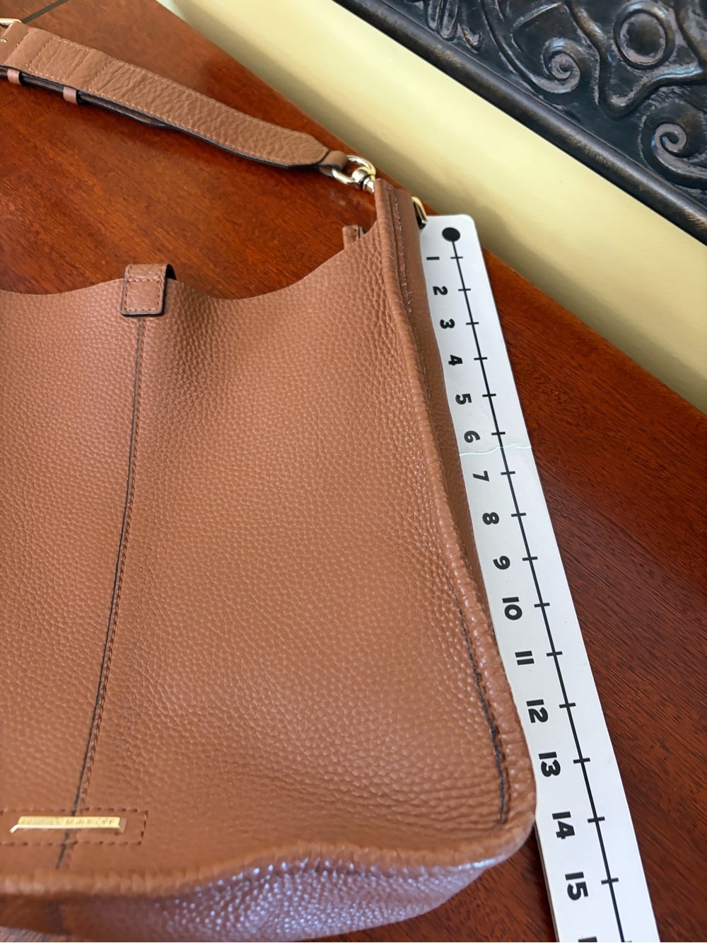Rebecca Minkoff Brown Pebbled Leather Crossbody - Picture 6 of 8